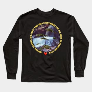 Their ready to bring in the Leap Year with a Party Long Sleeve T-Shirt